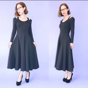 Vintage 90s Black Dress